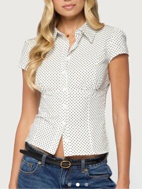 Edikted polka dot shirt